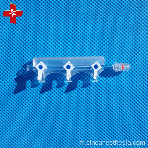 Manifold d&#39;angiographie - Manifold de connectivité jetable